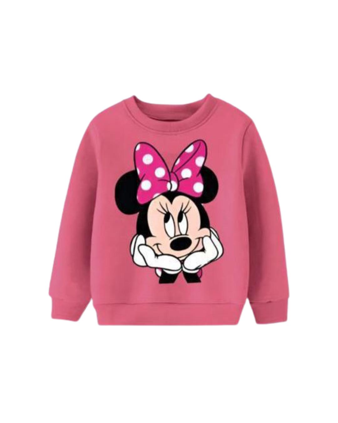 Image of SMILEY MINNIE FLEECE SWEATSHIRT